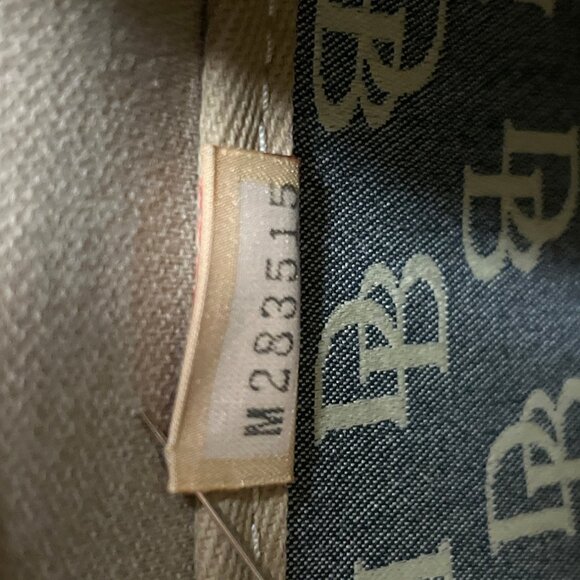 Dooney Bourke Monogram Canvas Tote Bag Logo Tulip Tassel Satchel Leather-Handles - Picture 6 of 8